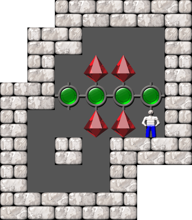 Sokoban Kevin 10 level 34